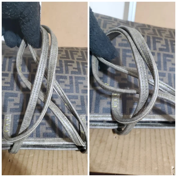 FendiRoll Tote Zucca Coated Canvas Medium - Picture 9 of 13